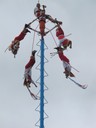 Mayan Pole Flyers at Tulum