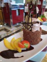 Decadent desserts at New York Cafe