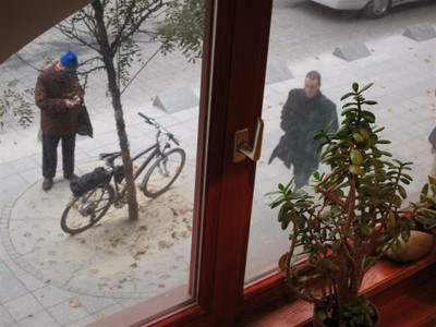 View from the Hungarian Photography Museum gift shop
