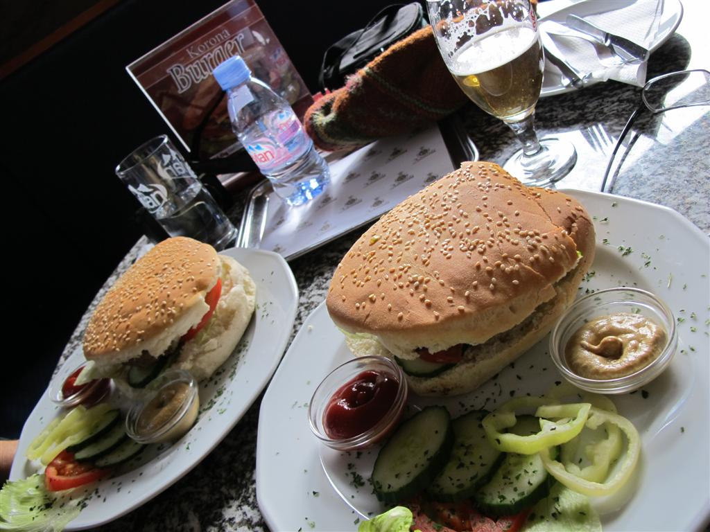 The smallest burger on the biggest bun, Budapest