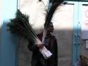 Peacock Feather Salesman on Carnaby Street