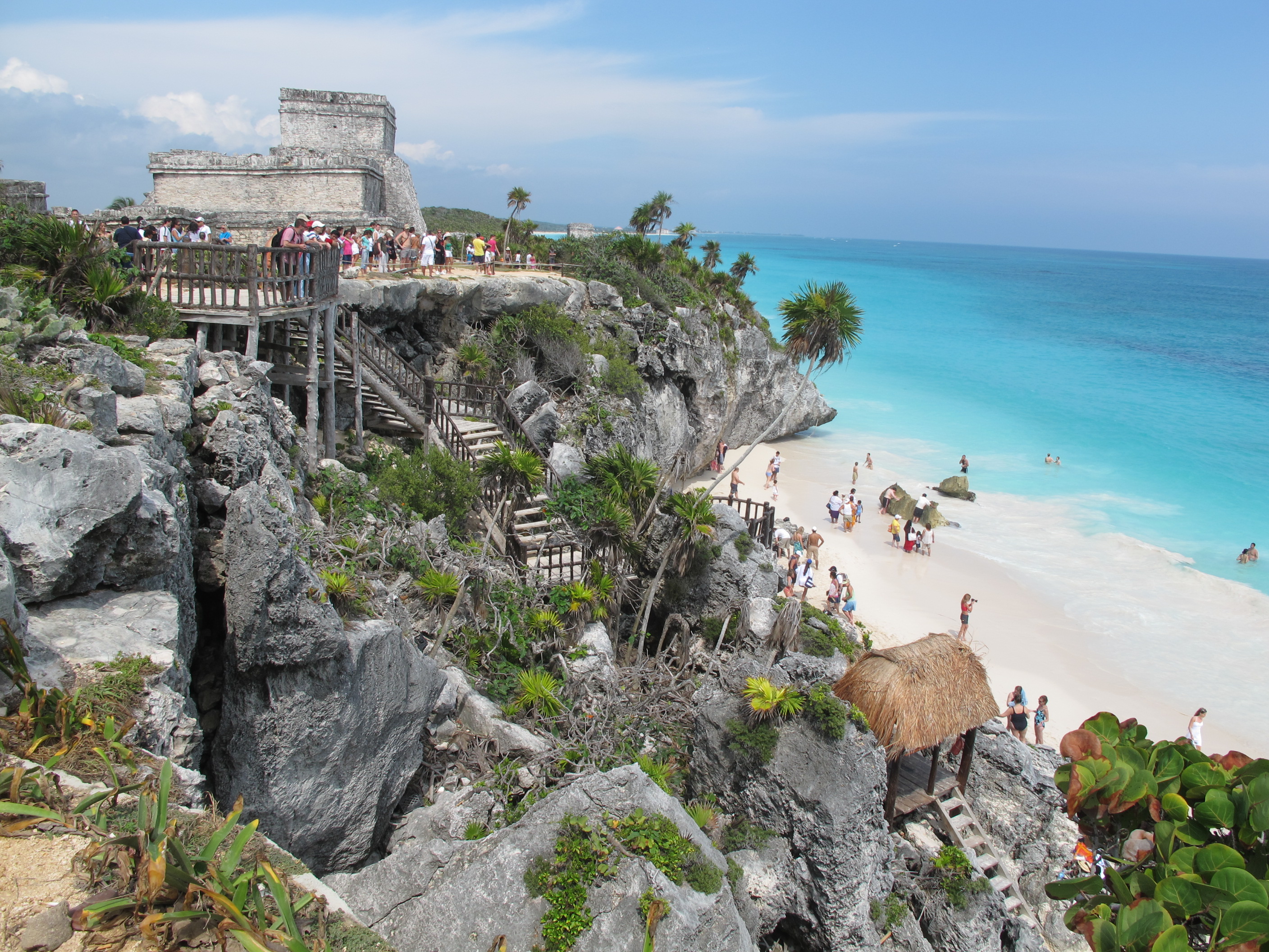Tulum Ruins on the Gulf of Mexico