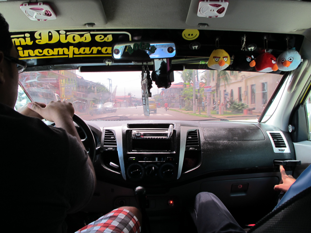 Taxis have very good air-conditioning and cost $1 per person for anywhere in Bocas Town.
