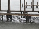 It's not raining under the boat shed
