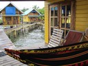 View of the KoKo Resort cabins from the Estrella
