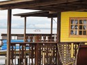 Boats come and go all day across Saigon Bay in Bocas del Toro