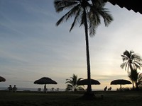 Sunset at Las Lajas Resort