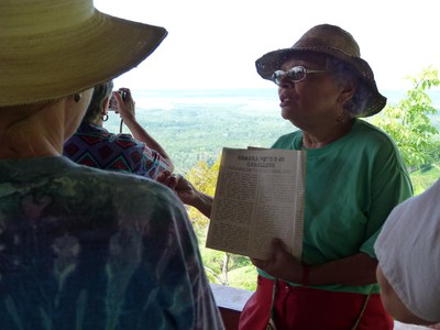 Archeologist Dr. Luz Graciela of Chriqui University